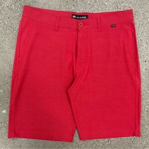 Red Travis Mathew Sand Harbor Shorts size 34